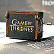 Чёрная музыкальная шкатулка Игра престолов Game of Thrones шарманка, Музыкальные сувениры, Краснодар,  Фото №1