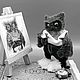 Сова "С добрым утром! ". Интерьерная кукла. Lerlik_miniatures. Ярмарка Мастеров.  Фото №6