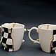 Order Porcelain mugs 'Kintsugi'. Mila. Livemaster. . Mugs and cups Фото №3