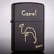 Зажигалка Zorro чёрная с гравировкой Camel Picasso, Зажигалки, Москва,  Фото №1