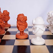 Активный отдых и развлечения handmade. Livemaster - original item Chess. Handmade. Minions. Handmade.