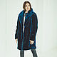 Beaver fur coat in blue, Fur Coats, Moscow,  Фото №1