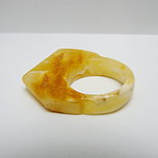 Украшения handmade. Livemaster - original item The ring of amber the size of 17 P-60. Handmade.