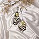 Earrings with real butterfly wings in resin, tropical butterflies. Earrings. ГЕРБАРИКА. Online shopping on My Livemaster.  Фото №2