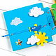 Мягкая развивающая книжка из фетра Зебра. Кубики и книжки. Ольга Leapl.Toys. Ярмарка Мастеров.  Фото №6