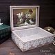 Order Box for trifles 'Winter fairy tale' Dot painting. Gracilis (Workshop Elena Sugar). Livemaster. . Box Фото №3
