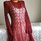 Evening dress' Anastasia ' mohair, handmade. Dresses. hand knitting from Galina Akhmedova. My Livemaster. Фото №5
