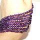 Аметист 4мм нить 38см. Бусины. Beads. Интернет-магазин Ярмарка Мастеров.  Фото №2