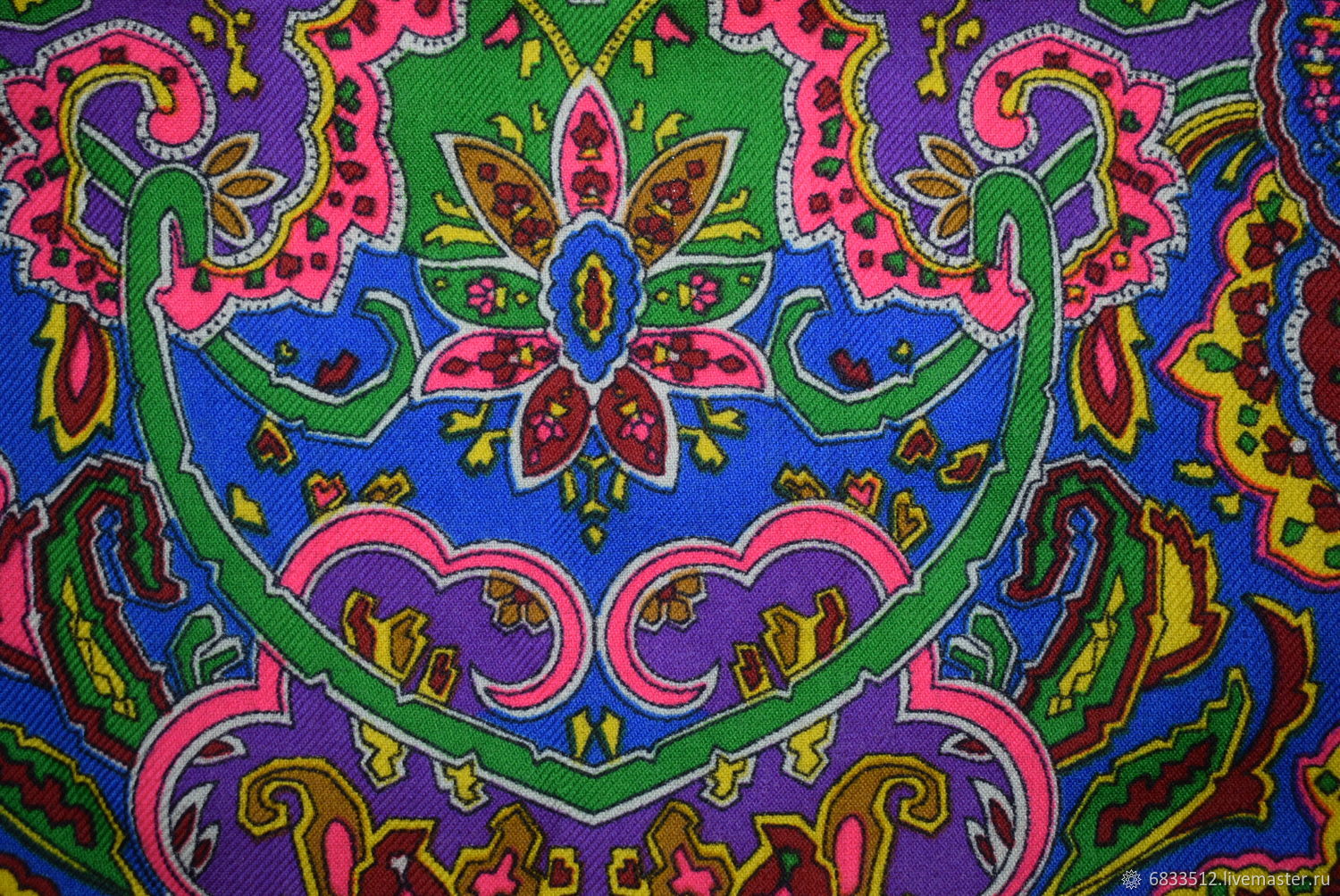 Шерсть: Караван павловопосадский лоскут, уплотненка купить в интернет ...