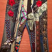 Одежда handmade. Livemaster - original item Women`s jeans in boho style. Handmade.
