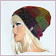 Шапки "Azteca" 54,  90 (шапка вяз, шапка квадрат). Шапки. Ирина(shvilinka.knit). Ярмарка Мастеров.  Фото №4