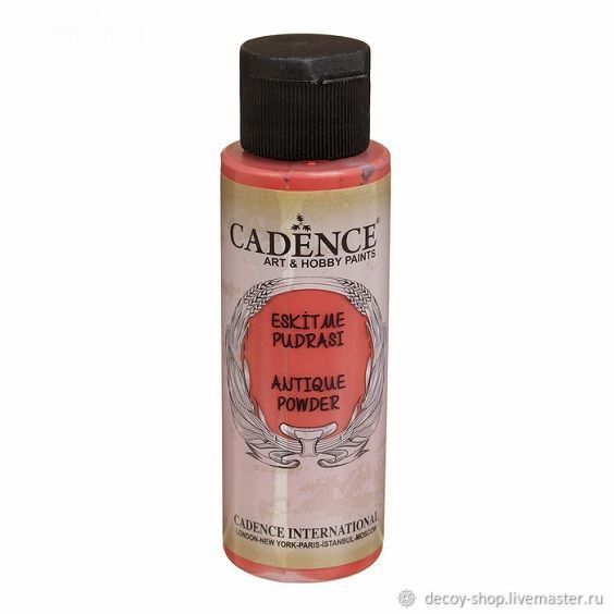 CADENCE.  Paint powder to create the effect of aging No. 712 320 RUB./70 ml.
