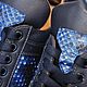Order Sneakers made of genuine python leather and calfskin, in blue. SHOES&BAGS. Livemaster. . Training shoes Фото №3