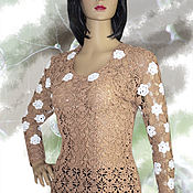 Одежда handmade. Livemaster - original item blouse: Blouse Crochet Primrose.. Handmade.