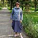  Серый валяный жакет на пуговицах с карманами, Жакеты, Новомосковск,  Фото №1