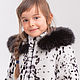 Mouton fur coat 'Button'. Childrens outerwears. Kids fur coat. Online shopping on My Livemaster.  Фото №2