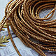 Have truncal zigzag 2 mm Copper'. Cords. Strana-fantasiy. Online shopping on My Livemaster.  Фото №2