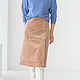 Beige a-line skirt made of cotton corduroy Camel, corduroy skirt. Skirts. mozaika-rus. My Livemaster. Фото №4