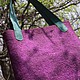 Bag women's felt bag fashion shoulder bag handmade beautiful bag in a gift for mom gift wife easy felted bag copyright bag design decor spring fashion spring 2018 spring
