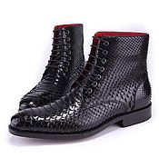 Обувь ручной работы handmade. Livemaster - original item Python leather ankle boots, premium. Handmade.