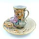 Заказать Винтаж:  Кофейная пара антикварная Giraud Limoges France. Phoenix Antique • Феникс Антик. Ярмарка Мастеров. . Кружки винтажные Фото №3