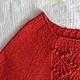 Вязаный теплый свитер. Ручная работа. Джемперы. Wool garderobe. Интернет-магазин Ярмарка Мастеров.  Фото №2
