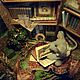 Заказать Заставка на книжную полку "Не спится". Любовь Скупова (lskupova). Ярмарка Мастеров. . Румбоксы Фото №3