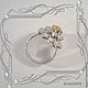 Ring 'Shine-II oval' CITRINE (925 silver), cubic Zirconia. Rings. MaksimJewelryStudio. Online shopping on My Livemaster.  Фото №2