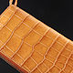 Клатч из кожи крокодила на двух молниях IMA0002UK45. Кошельки. CrocShop товары из экзотической кожи. Ярмарка Мастеров.  Фото №4