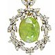 Золотой кулон с цаворитом 3,31 ct и бриллиантами. Кулон. AMG. Интернет-магазин Ярмарка Мастеров.  Фото №2