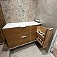Тумба из дуба в ванную комнату. Мебель для ванной. WOOD LOFT (woodloftmsk). Ярмарка Мастеров.  Фото №4
