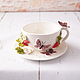 A couple of tea 'Sweet strawberries'. Single Tea Sets. Lana K art. Online shopping on My Livemaster.  Фото №2