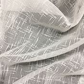 Для дома и интерьера handmade. Livemaster - original item Solid white Tulle, under linen, , white rain, height 320cm. Handmade.