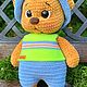 Вязаный мишка , вязаные игрушки. Амигуруми куклы и игрушки. Julmimitoys вязаные игрушки. Ярмарка Мастеров.  Фото №7