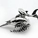 Кольцо из серебра Sword Fish ANR36-06. Кольца. Blacksilver. Интернет-магазин Ярмарка Мастеров.  Фото №2