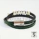 Stylish leather bracelet Art:18000119. Bead bracelet. totum-tuus. Online shopping on My Livemaster.  Фото №2