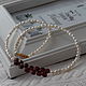 Choker made of natural pearls ' Garnet'. Chokers. 'A.Belfort jewerly'. Online shopping on My Livemaster.  Фото №2
