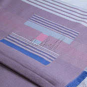 Аксессуары handmade. Livemaster - original item Wool stole blanket made of HERMES cappuccino fabric. Handmade.