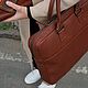 Сумка-портфель для ноутбука коричневый / подарок мужу. Портфель. Remeslo Brand. Ярмарка Мастеров.  Фото №5