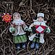 Ватная елочная игрушка: "Ванюша с гармошкой". Елочные игрушки. Елена Хадеева - декор. Ярмарка Мастеров.  Фото №9