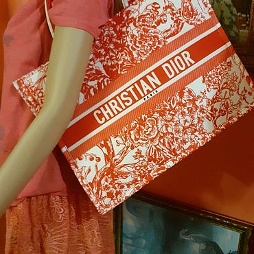 Сумки ручной работы. Ярмарка Мастеров - ручная работа CHRISTIAN DIOR ( Кристиан Диор)- сумка текстильная женская - Италия.. Handmade.