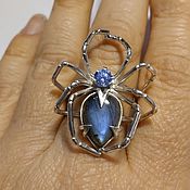 Украшения handmade. Livemaster - original item Ring: Spider. Handmade.