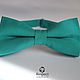 Tie green Classic / bow tie green solid color. Ties. Respect Accessories. Online shopping on My Livemaster.  Фото №2