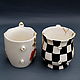 Porcelain mugs 'Kintsugi'. Mugs and cups. Mila. My Livemaster. Фото №4