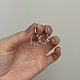 Серьги с подвесками из хрусталя. Серьги-кольца. Kuznetsova Jewels • Украшения ручной работы. Ярмарка Мастеров.  Фото №4