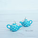 Earrings 'Teapots'. Different colors!. Earrings. Katy_Barysheva. My Livemaster. Фото №4