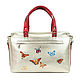 Large women's bag ' Butterflies'. Classic Bag. Pelle Volare. My Livemaster. Фото №6