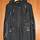 Clothing vintage: Demi-season long women's black boho coat, Vintage blouses, Moscow,  Фото №1