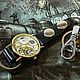Pocket steampunk keychain watch 'OPEN GEAR'. Pocket watch. Neformal-World. My Livemaster. Фото №4