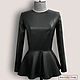 Sabrina blouse made of genuine leather/suede (any color), Blouses, Podolsk,  Фото №1